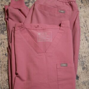 Figs Mauve Scrub Set